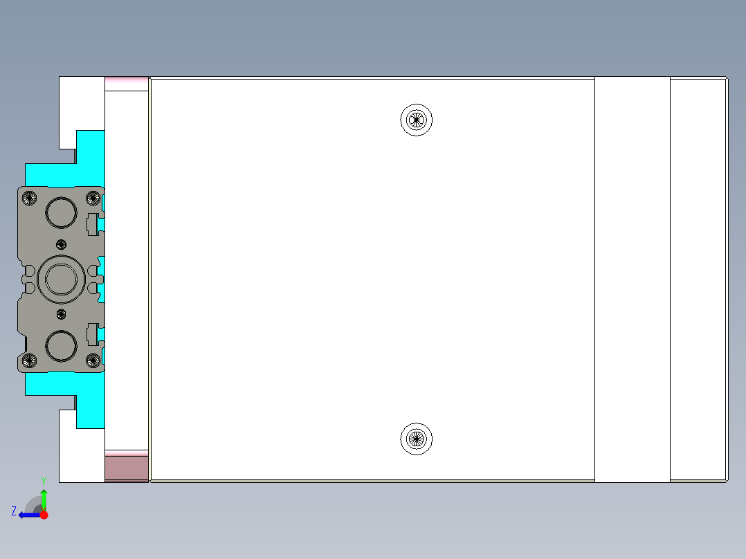 TEA-笔记本CNC工装夹具三维模型CNC1-0317右视图