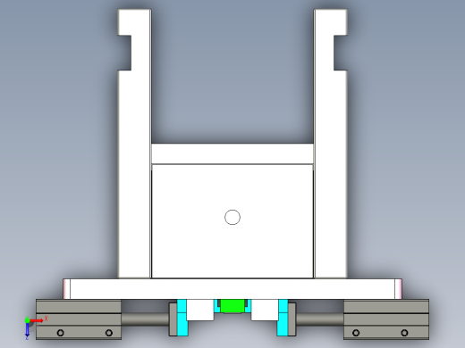 TEA-笔记本CNC工装夹具三维模型CNC1-0317俯视缩略图