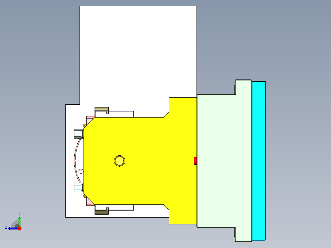 X1-CNC3笔记本CNC工装夹具三维模型-1202右视图