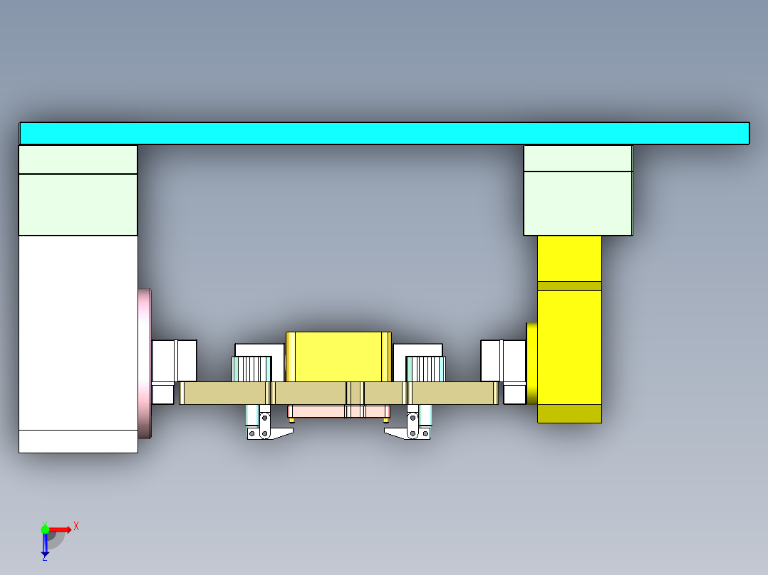 X1-CNC3笔记本CNC工装夹具三维模型-1202俯视图