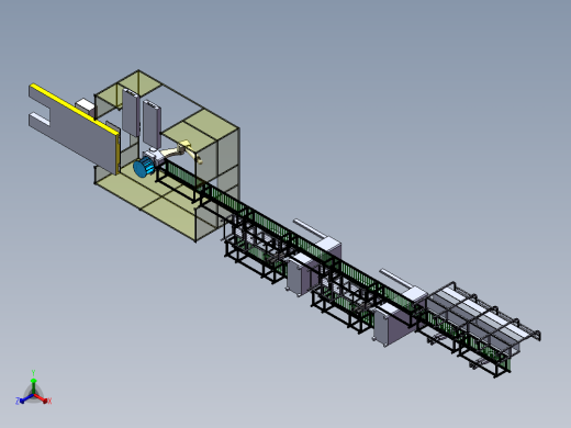2023.02月-分散型电梯控制柜组装测试生产线sw19可编辑正等轴测缩略图