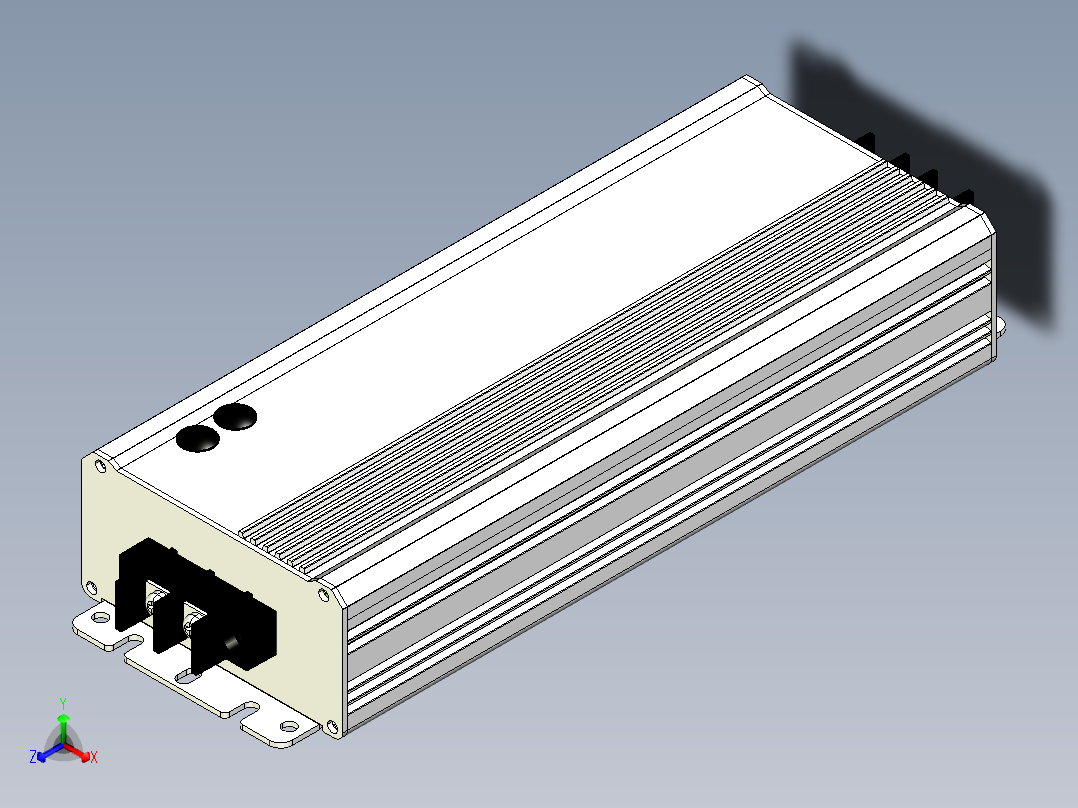 明纬HLG和HLG-C系列 LED型电源合集正等轴测图