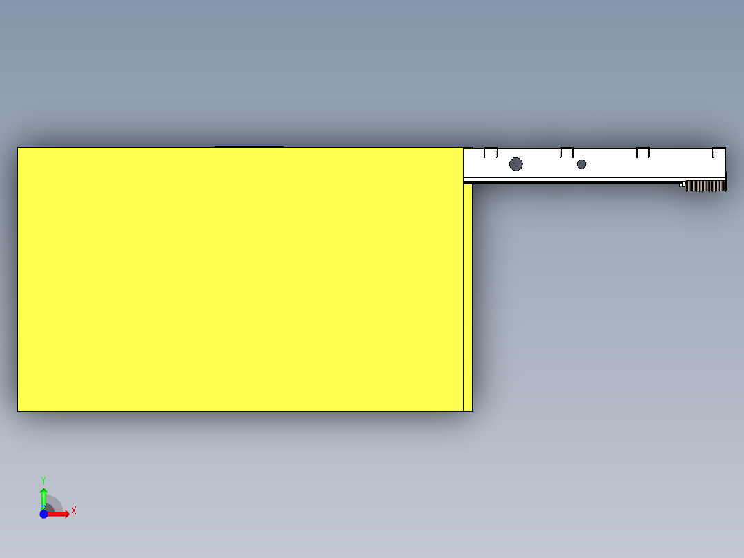 可移动式变位机焊接工作站设计前视图