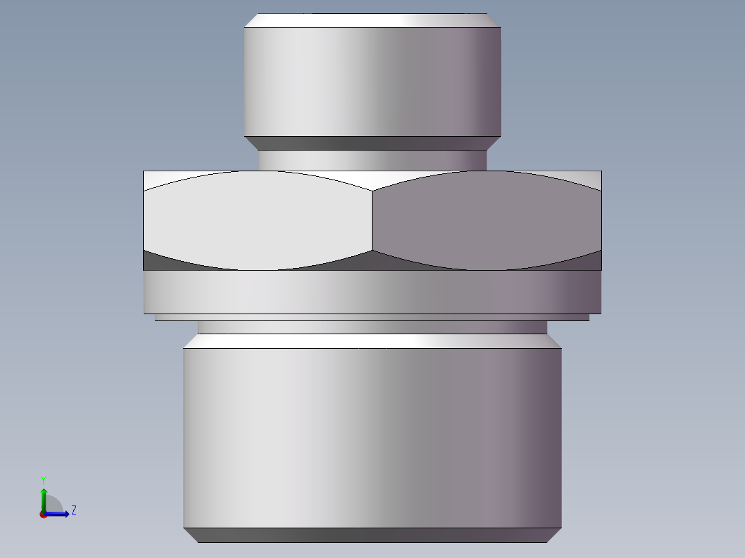 英制管螺纹ED密封、1CB-18-12WD非标左视图