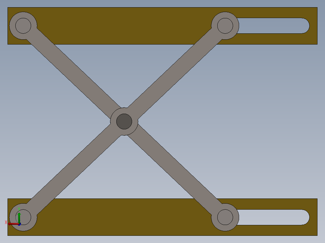 scisor升降台后视图