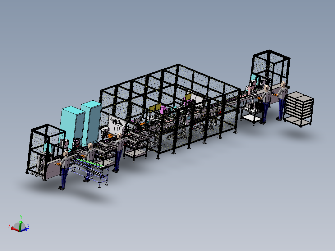 半自动化焊接生产线