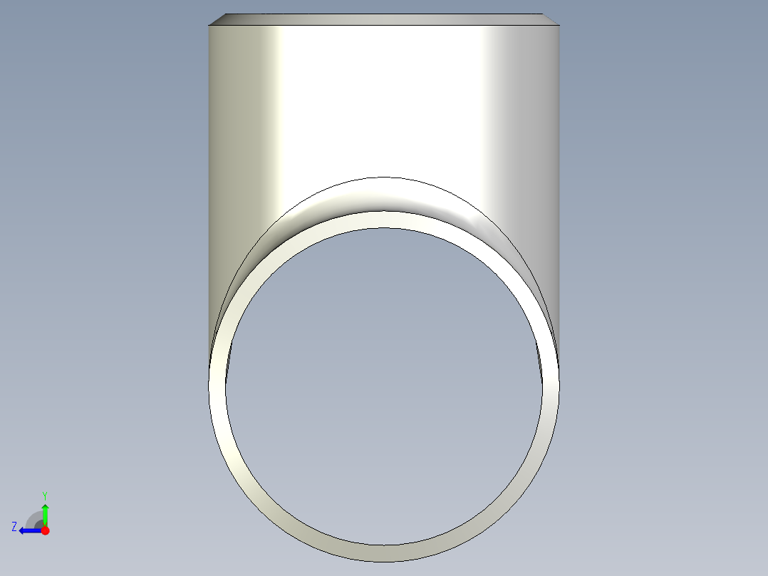B3004503-DN50 - 三通右视图