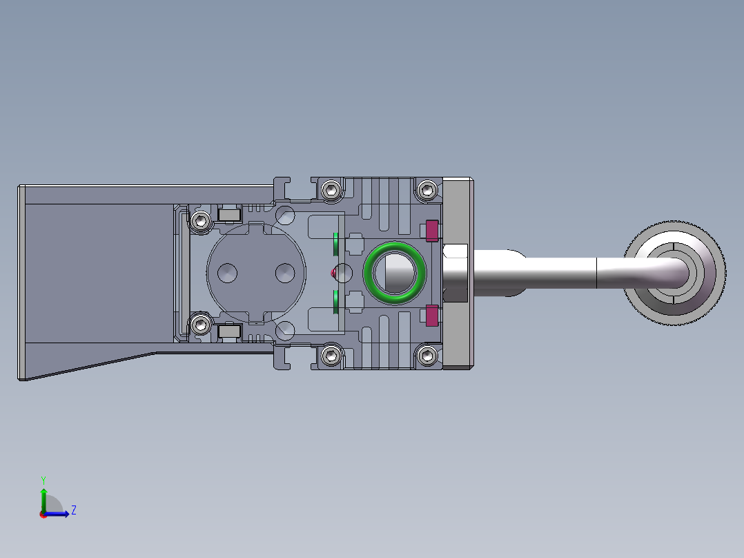 SLSHC300F-X-1.1灯源左视图