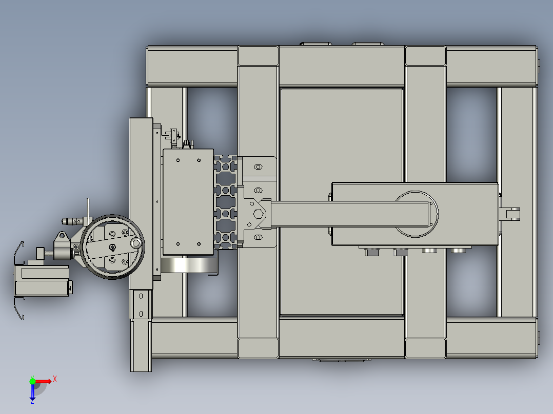 DZMY-A总装配体俯视图