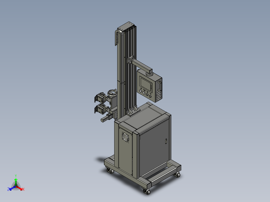 DZMY-A总装配体正等轴测图