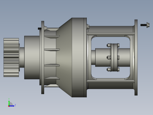 行星轮减速机左视缩略图