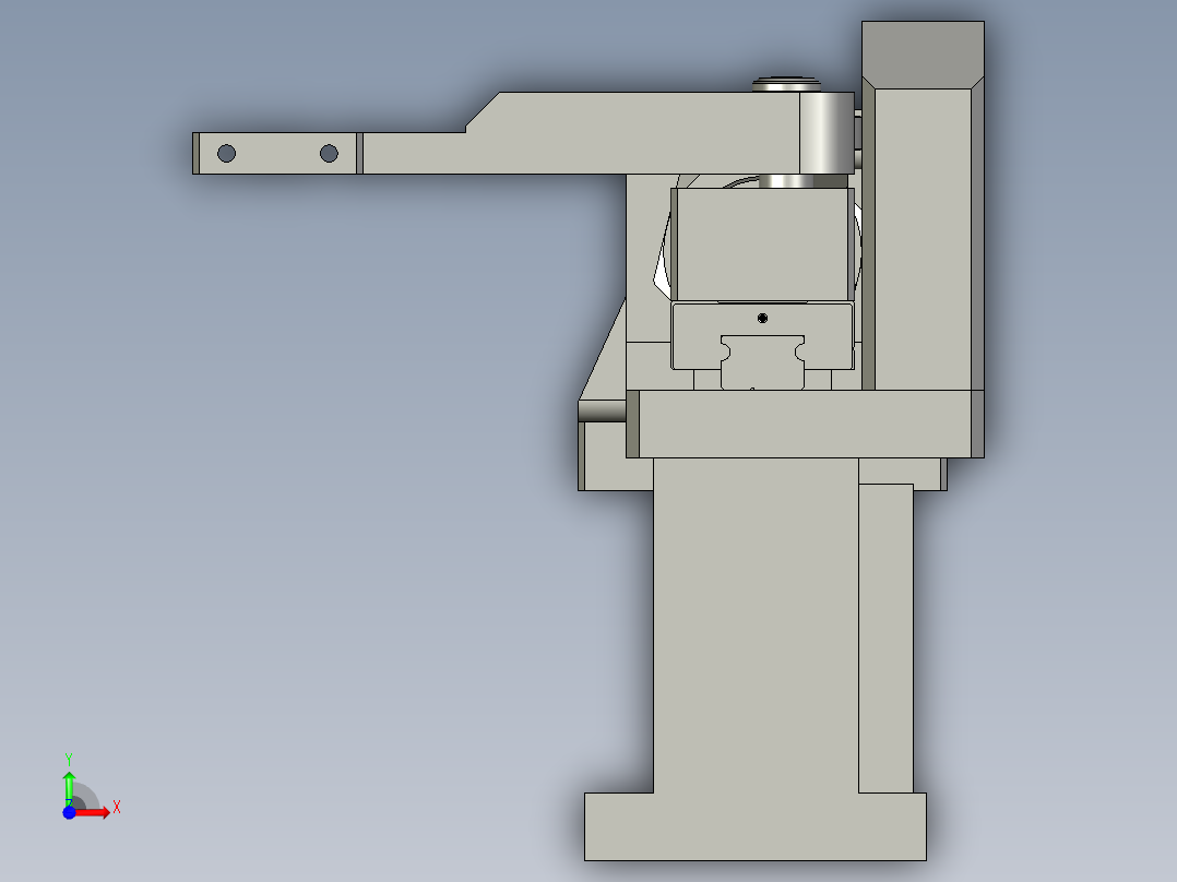 111-入口推料机构前视图
