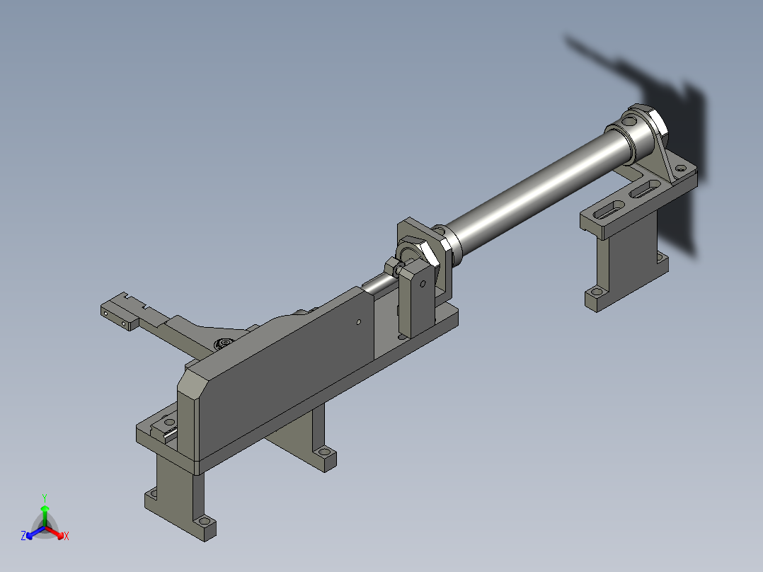111-入口推料机构正等轴测图