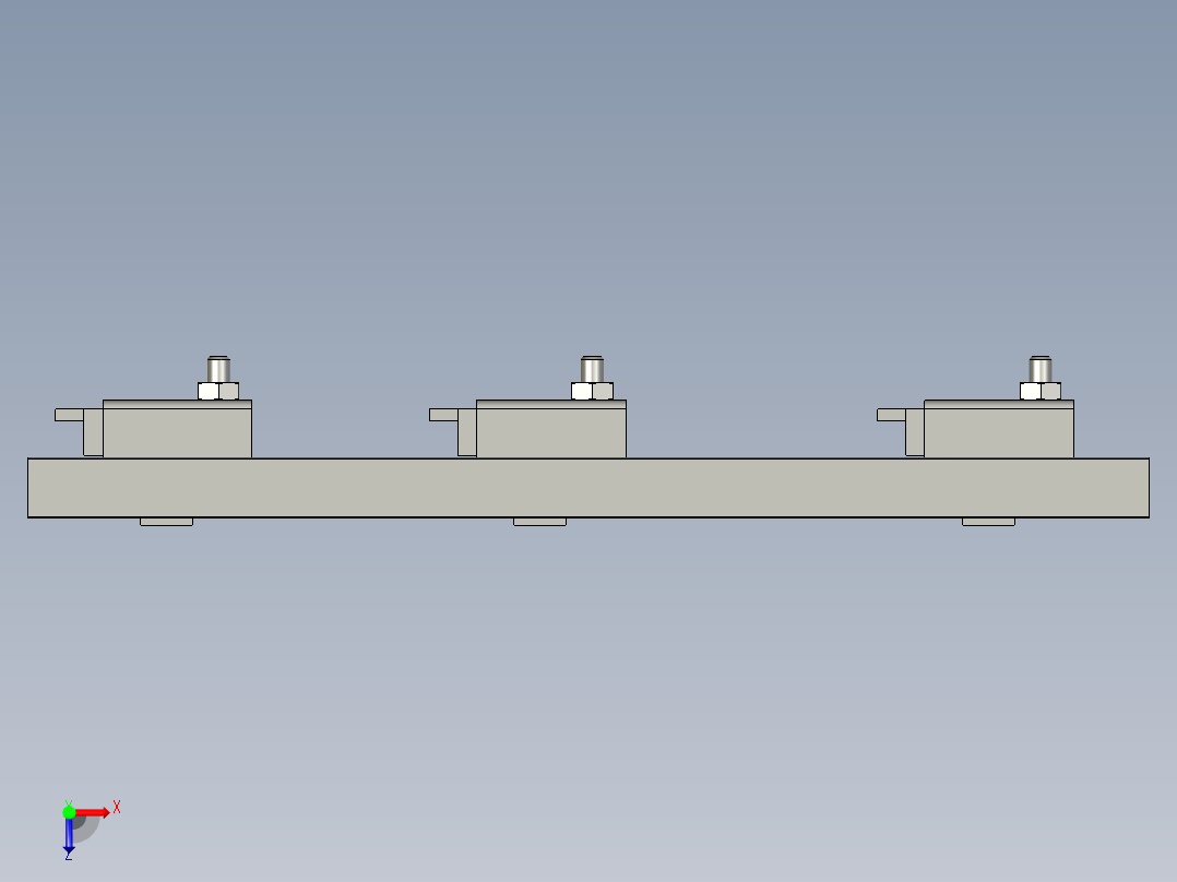 KK60-150KK60-150光电开关俯视图