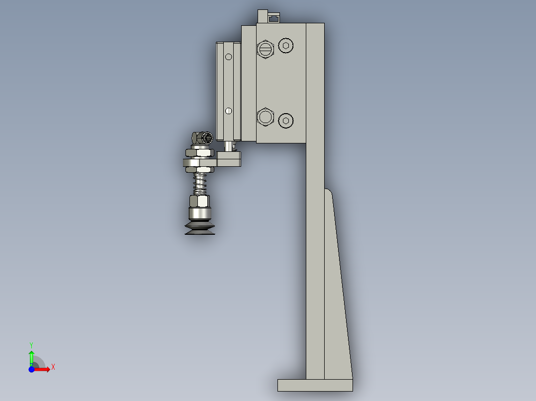 CY1L(610)磁偶式无杆气缸CY1L10H-150前视图