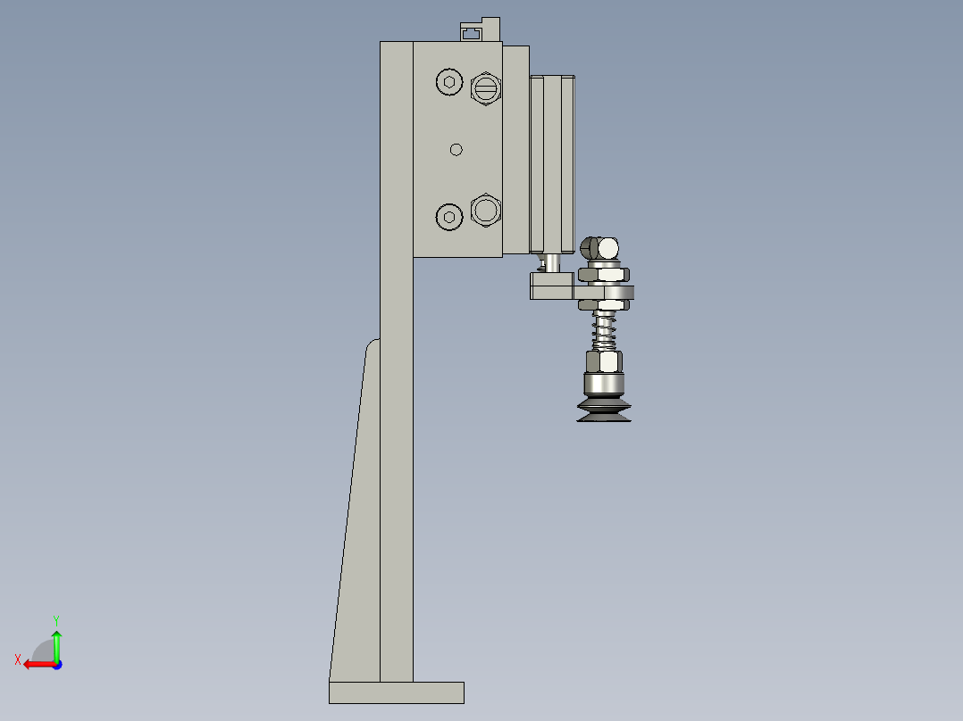 CY1L(610)磁偶式无杆气缸CY1L10H-150后视图