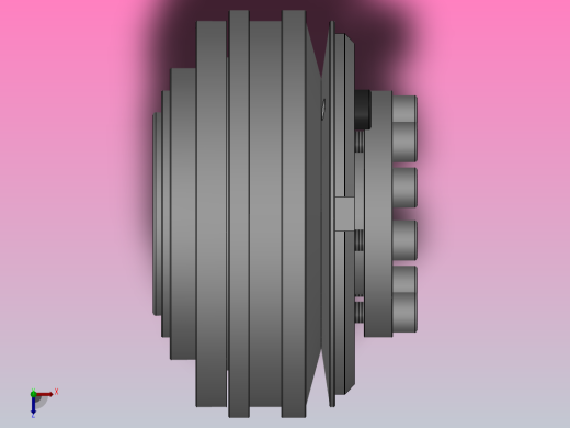 WFSC型钢球式扭矩限制联轴器WFSC-03LT-20俯视缩略图