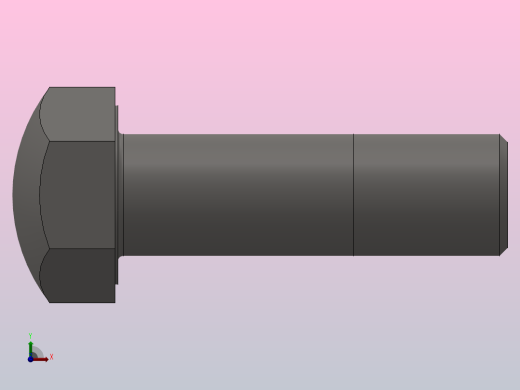 履带式推土机 履带螺栓_M30×2×96前视缩略图