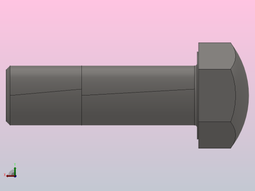 履带式推土机 履带螺栓_M30×2×96后视缩略图