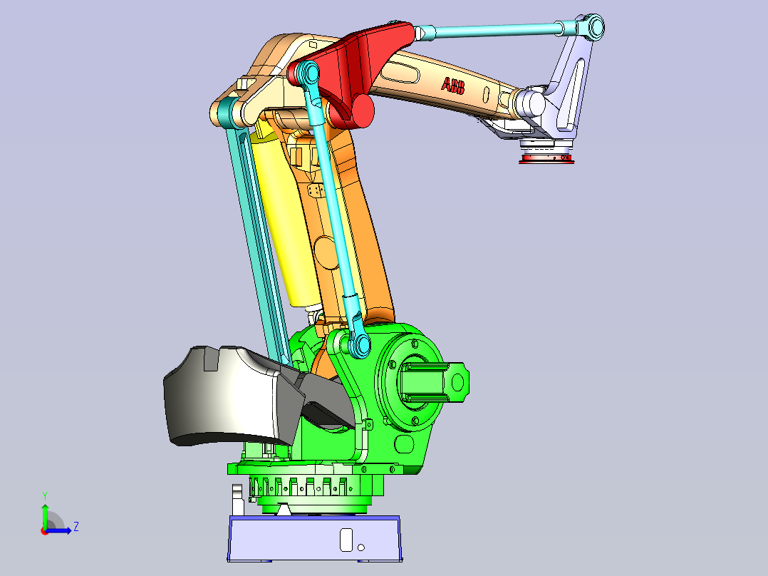 ABB机械手  IRB 760 Robot 3D模型左视图