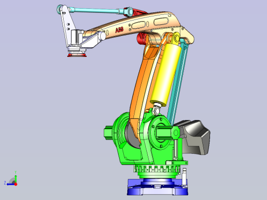 ABB机械手  IRB 760 Robot 3D模型右视缩略图