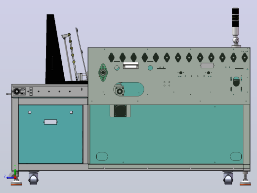 PCB行业斜立式收板机右视缩略图