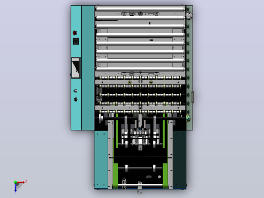 PCB行业斜立式收板机俯视缩略图
