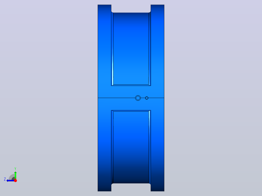 H71H╱Y╱F-PN1.6(HWF6)对夹式止回阀[H71H╱Y╱F-PN1.6(HWF6)]500右视图
