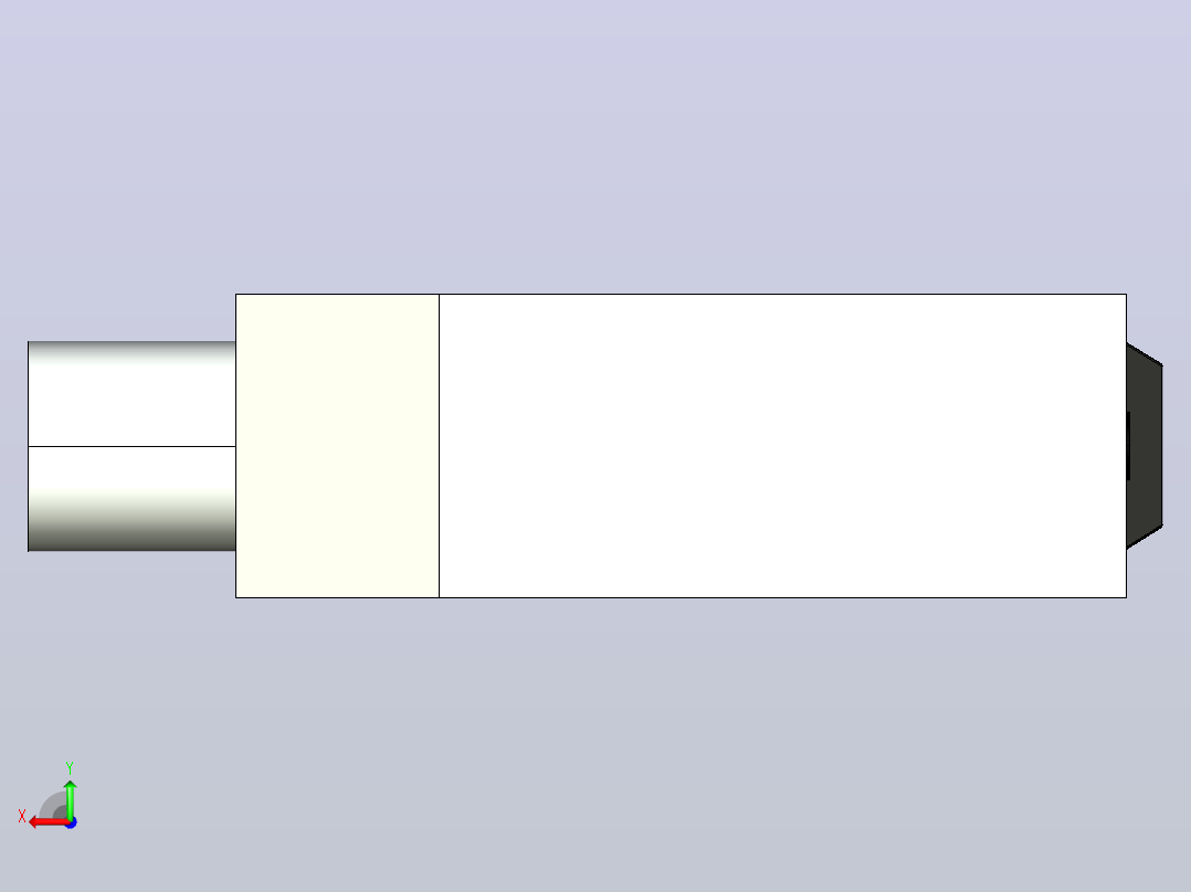 带发射器和接收器的Optex光栅传感器后视图