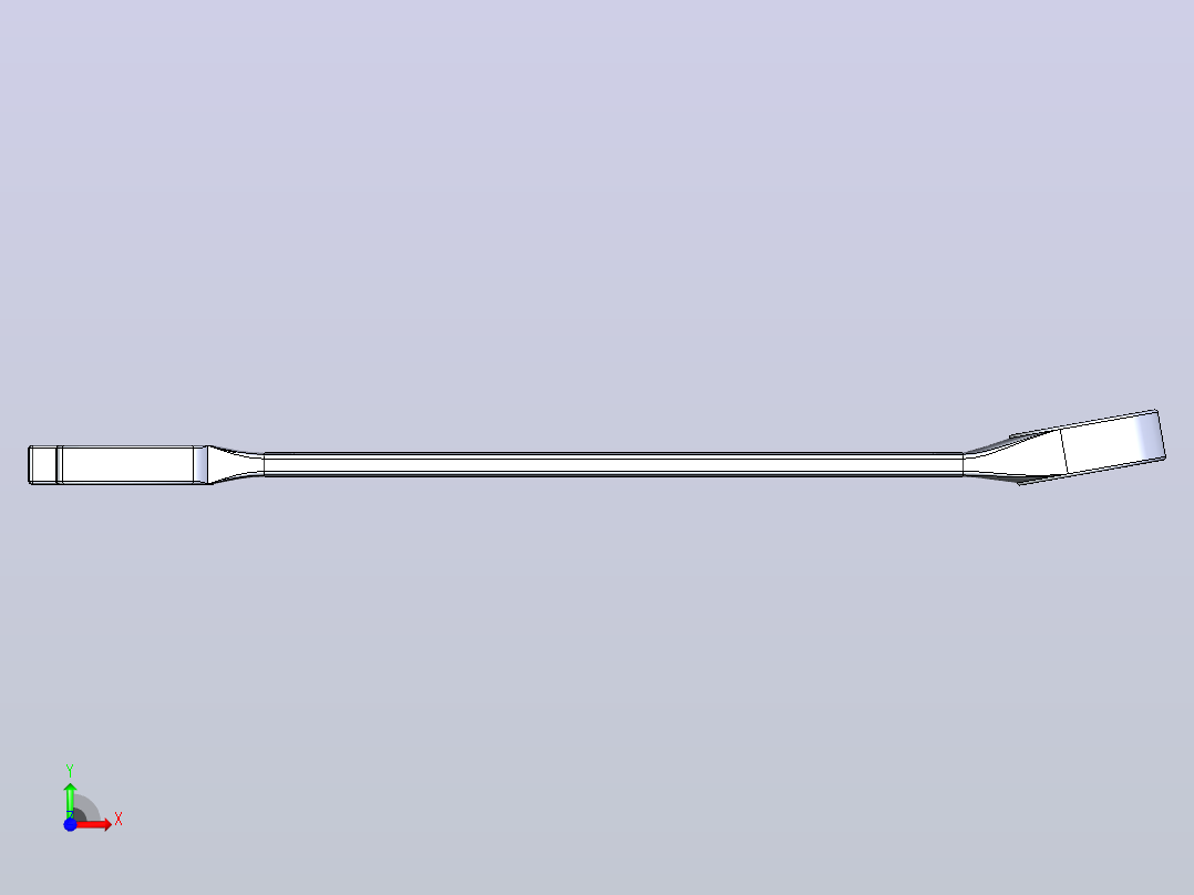 公制组合扳手前视图
