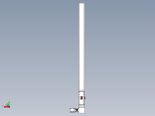 伺服电机集成皮带传动直线执行器TPA-OCB-140-256-L1850-DL-J90-N3后视缩略图