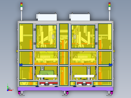 10-18寸液晶面板打包机inventor2020前视缩略图