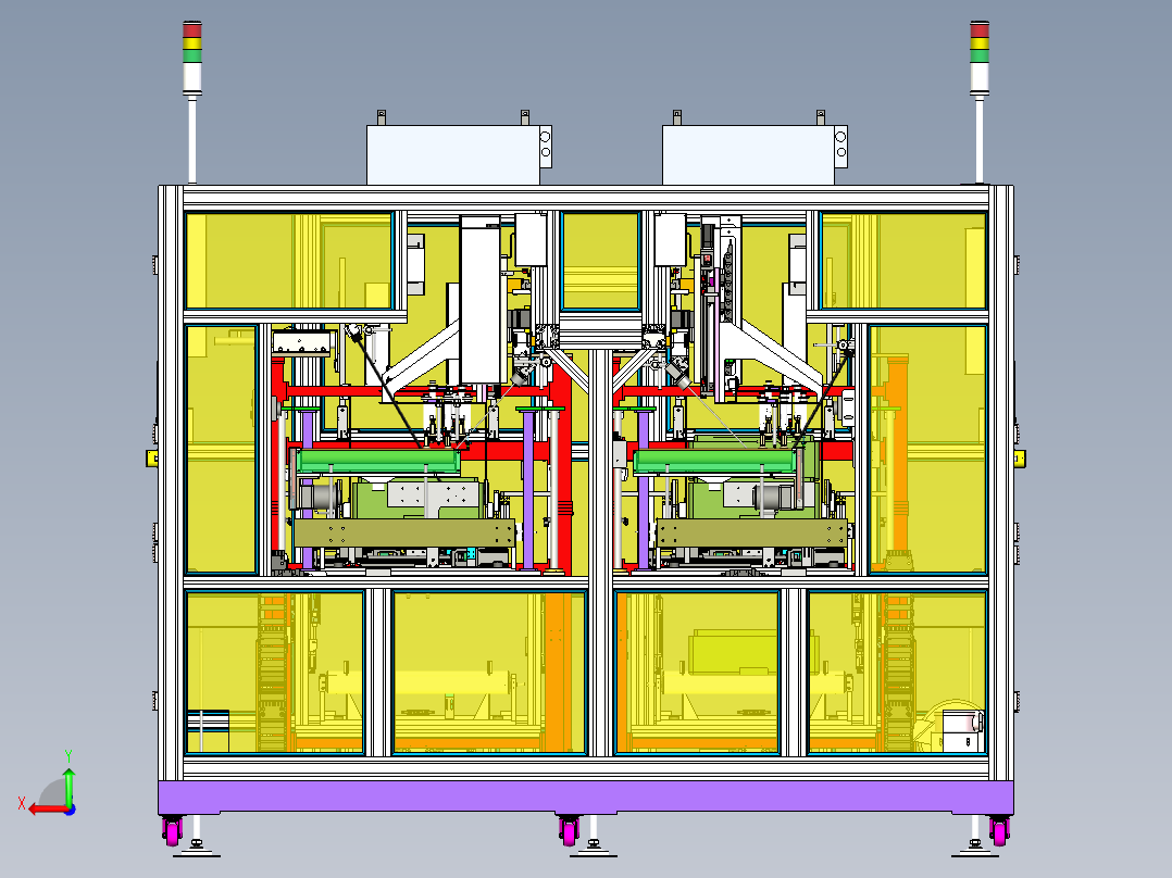 10-18寸液晶面板打包机inventor2020后视图