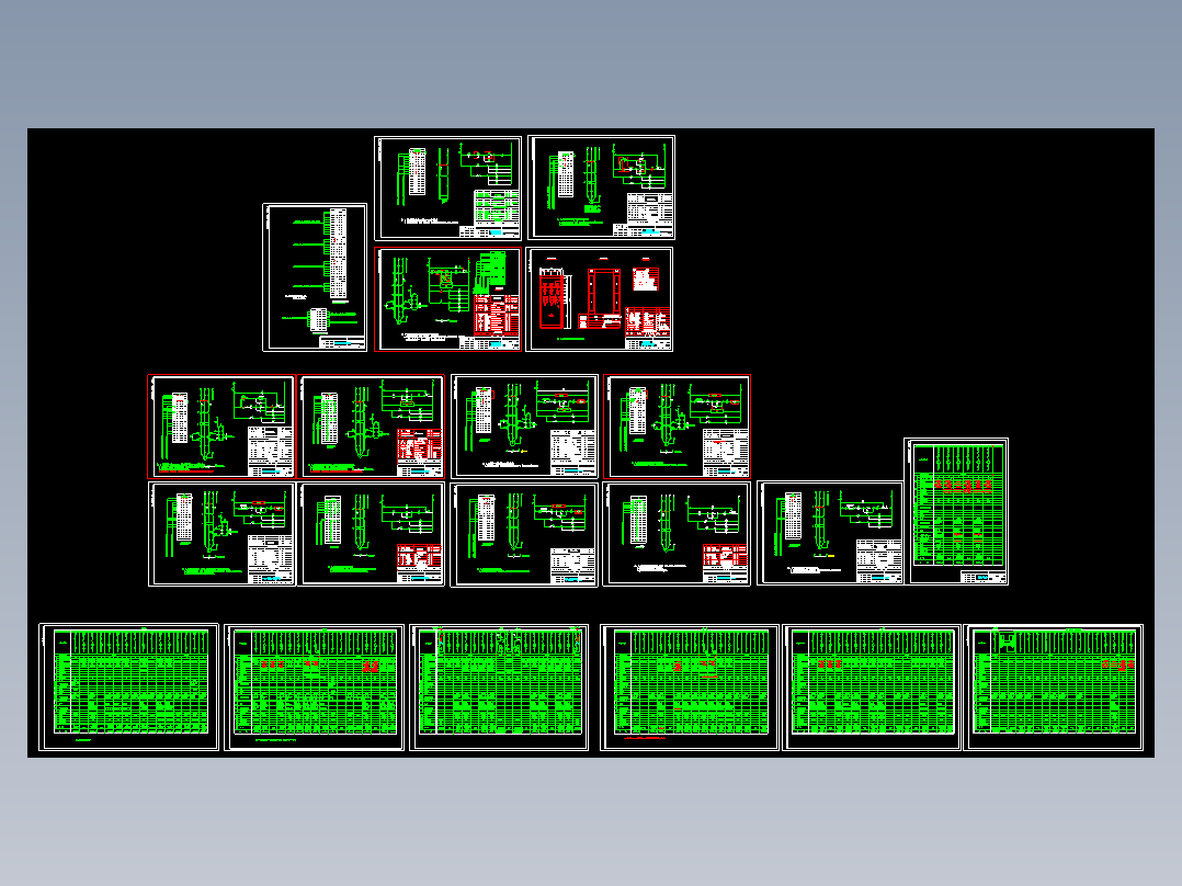 电机端子接线CAD图电气接线示意图控制原理及外引端子接线图CAD图