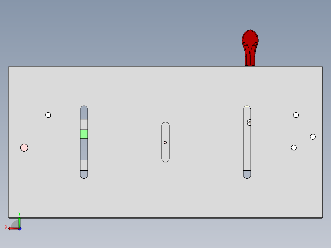 焊接桥板（桥面）治具后视图