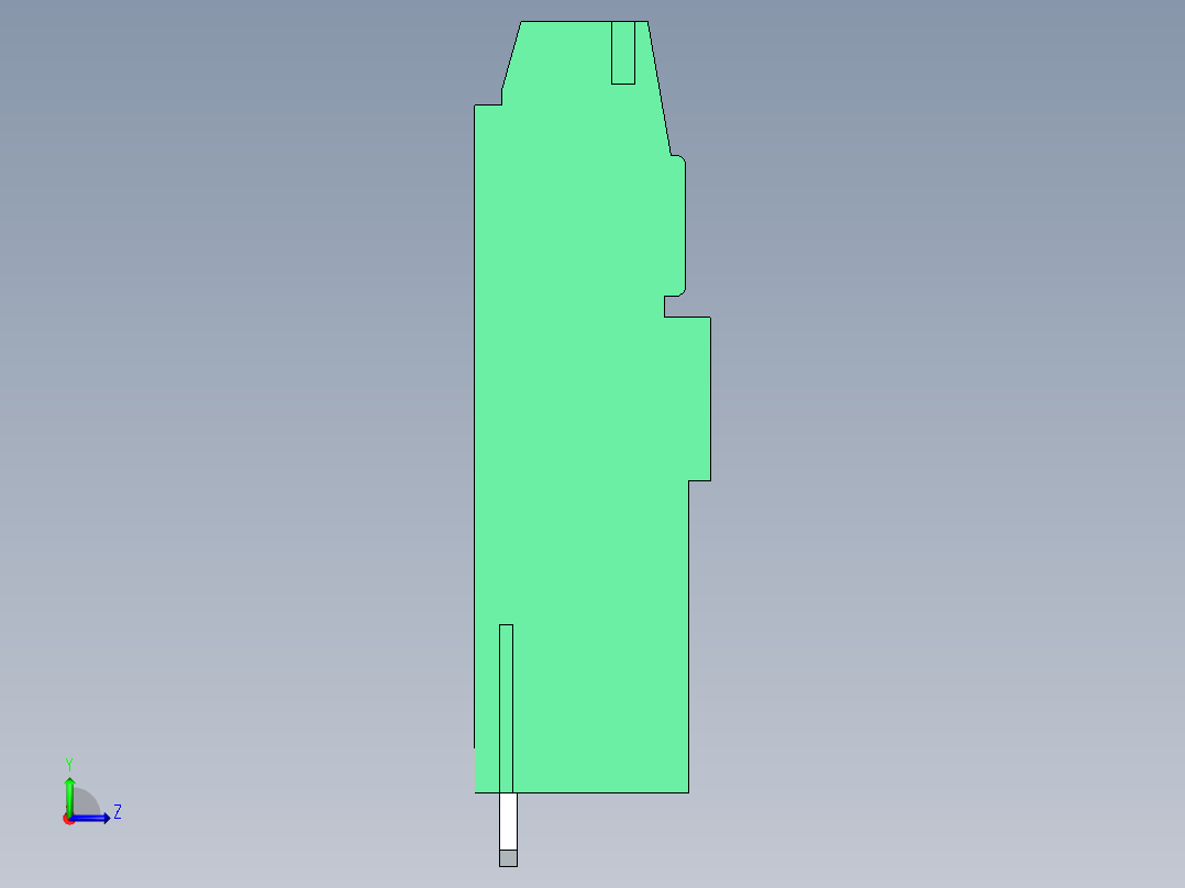 DEGSON DG500 系列 5.05.087.62mm 接线端子-DG500HH-5.0_5.08-xxP-14-00AH左视图