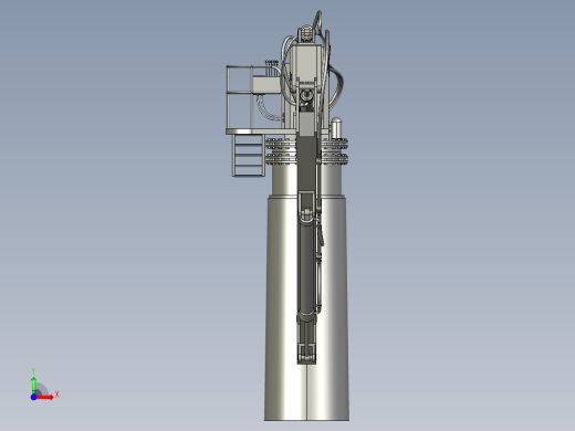 拖船船舶起重机吊机前视缩略图