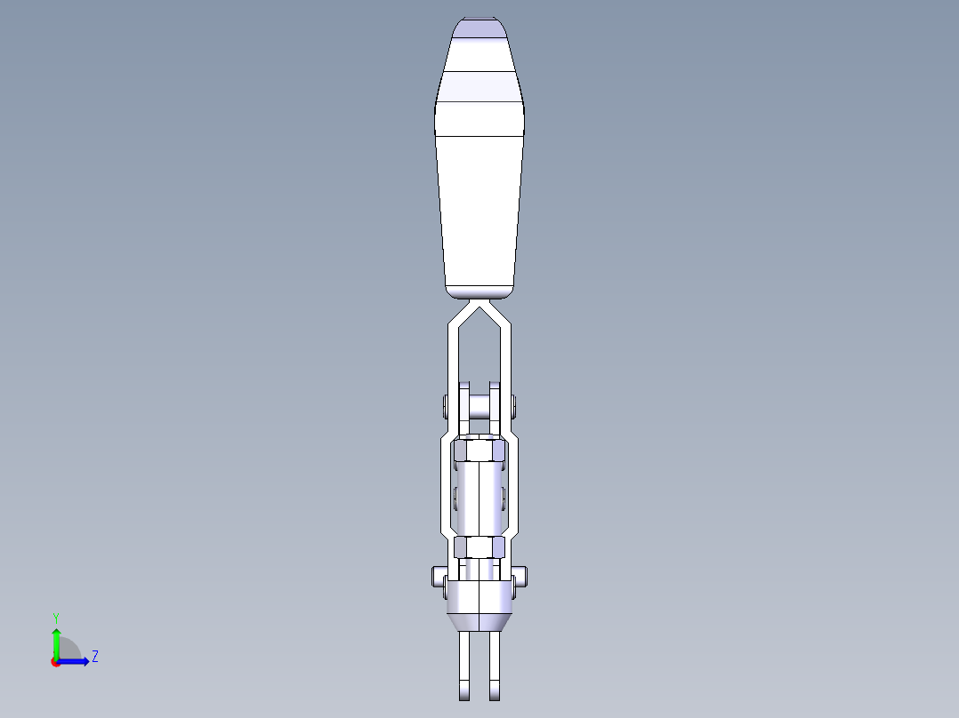 德克斯TUNKERS气缸数模T2-07_SB左视图