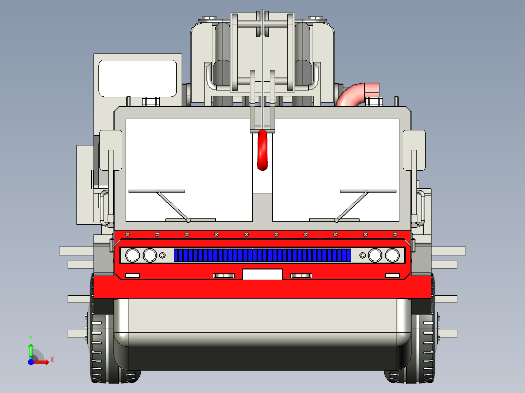 汽车起重机前视图