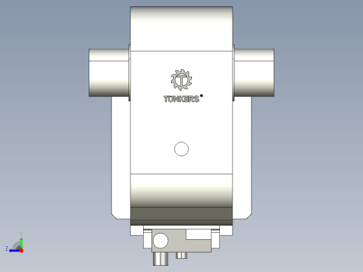 德克斯TUNKERS气缸数模KS_100_2_A00_T12_135GRAD右视缩略图