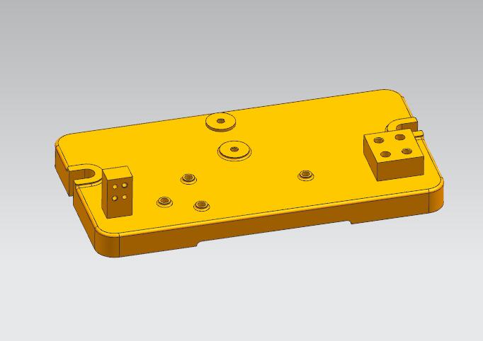 后托架卧铣底面夹具（CAD图+UG三维）
