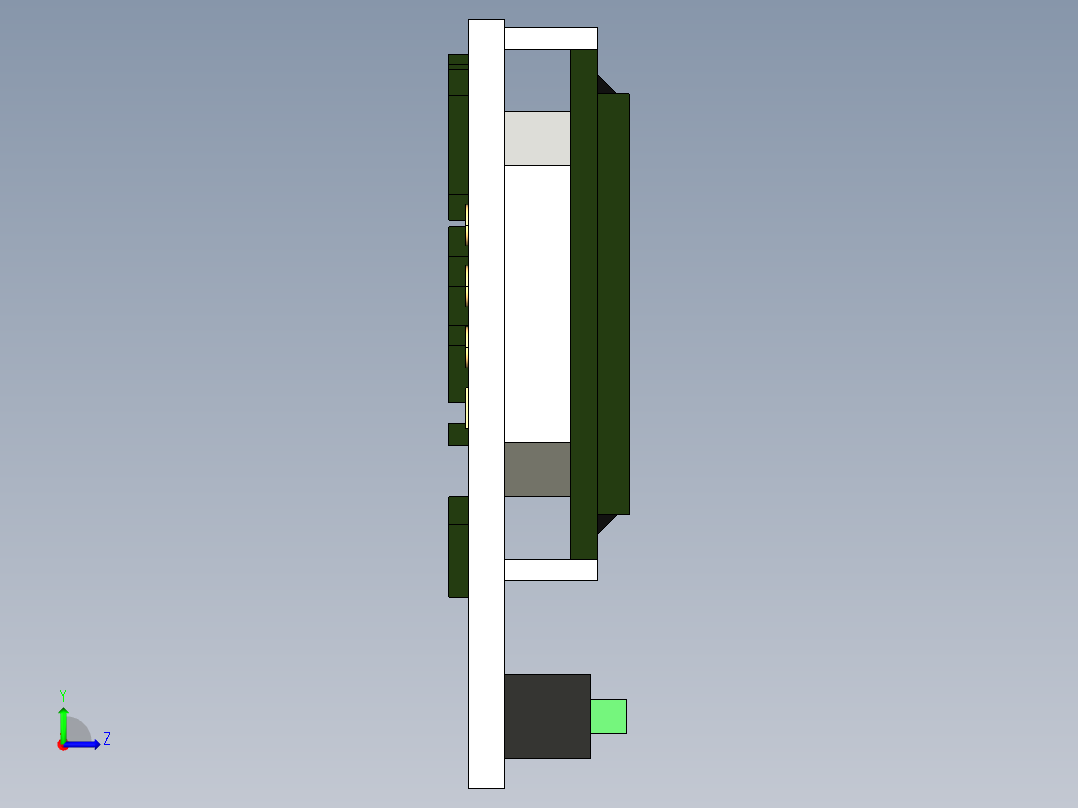 中国PWM发生器的简单模型左视图
