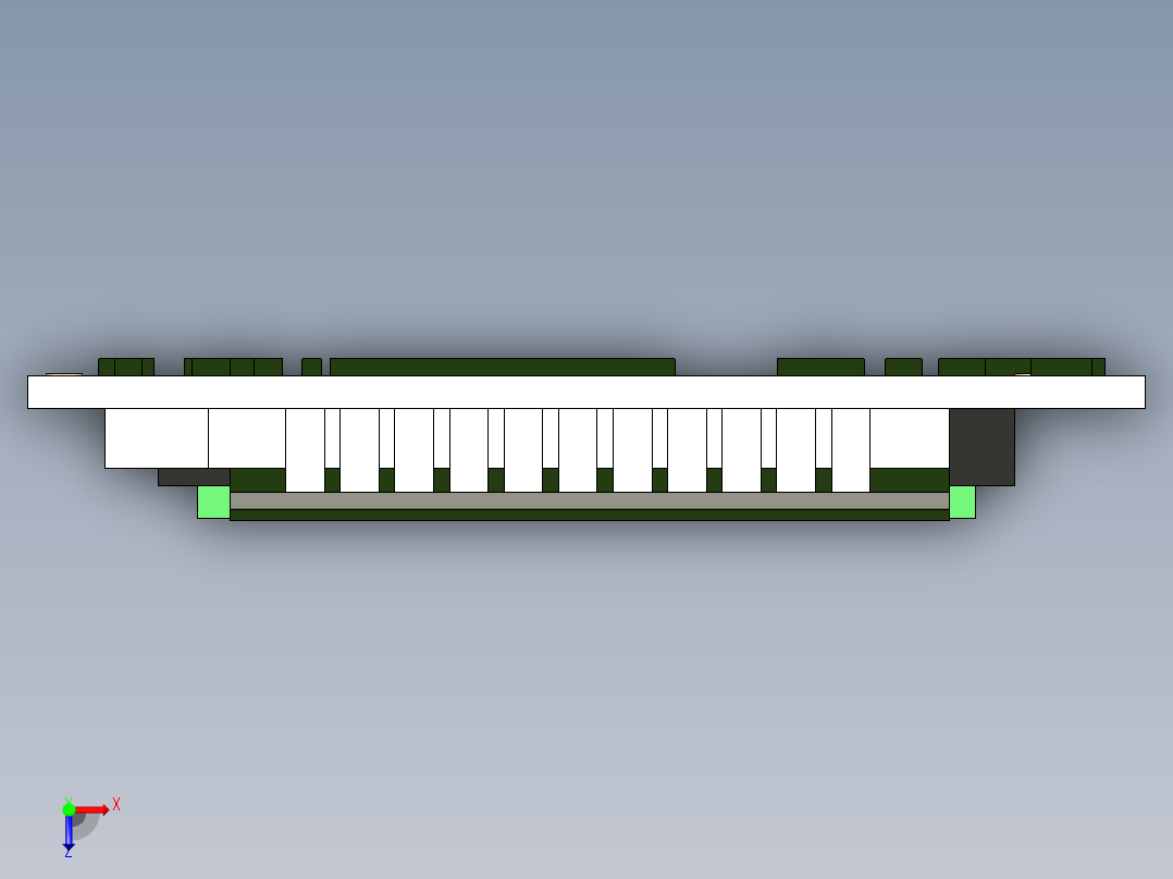 中国PWM发生器的简单模型俯视图