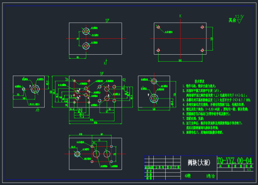 一种机械设备的液压站CAD图纸缩略图