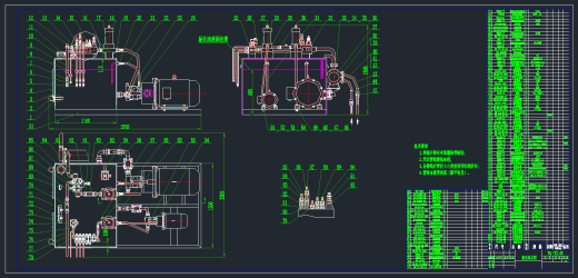 一种机械设备的液压站CAD图纸缩略图