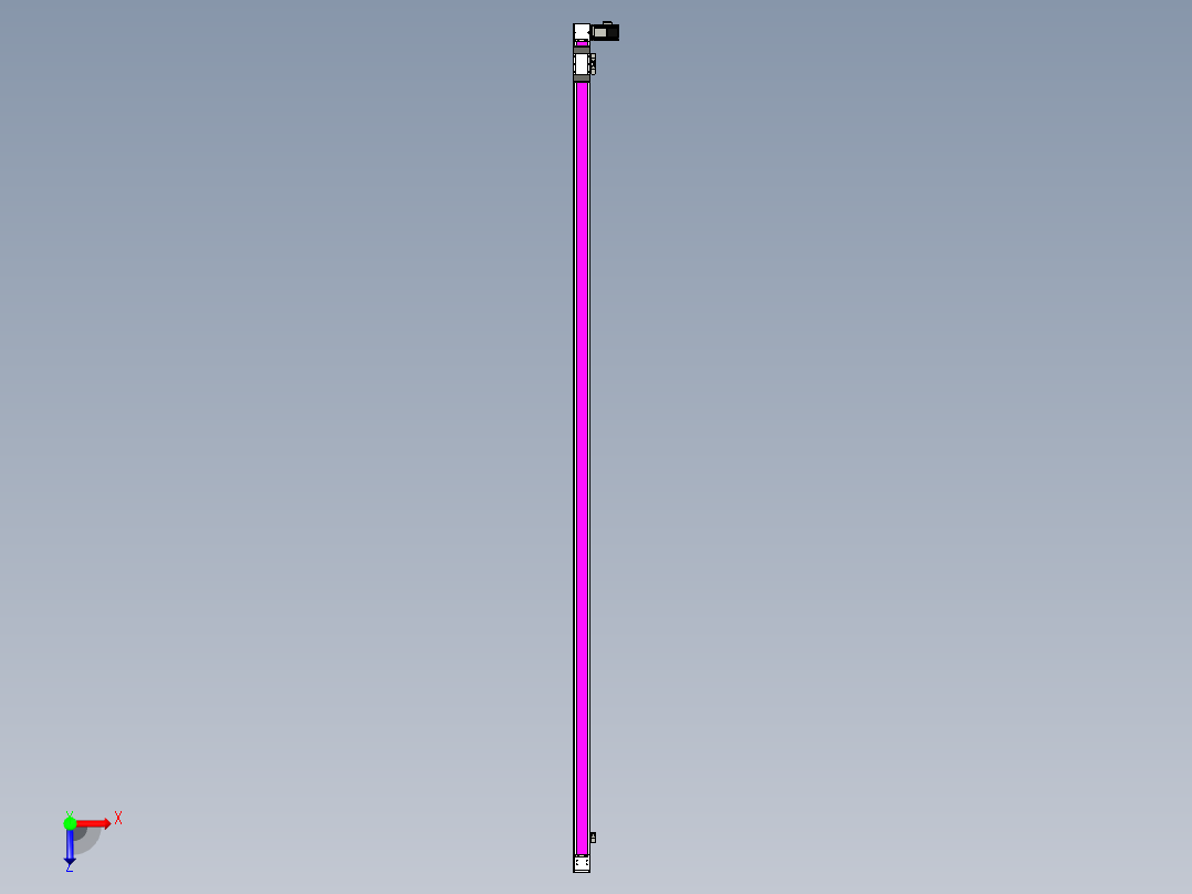 同步带滑台-欧规BC6-L120-S2900-R-P40-D3俯视图