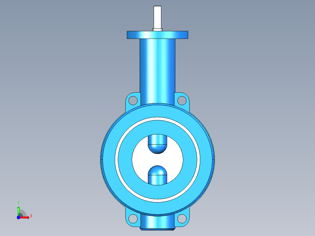 阀门模型WD71X-I_[65]前视图