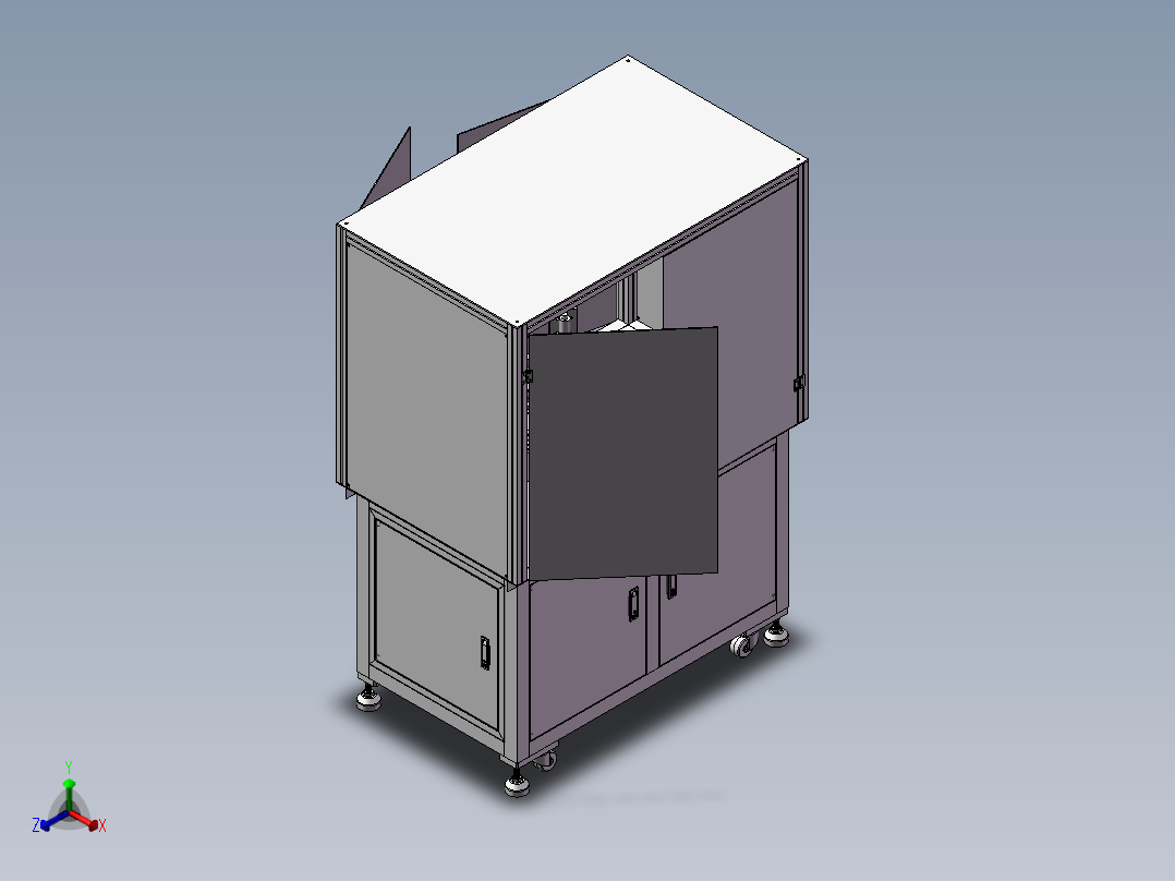 19-转盘式自动锁螺丝机正等轴测图