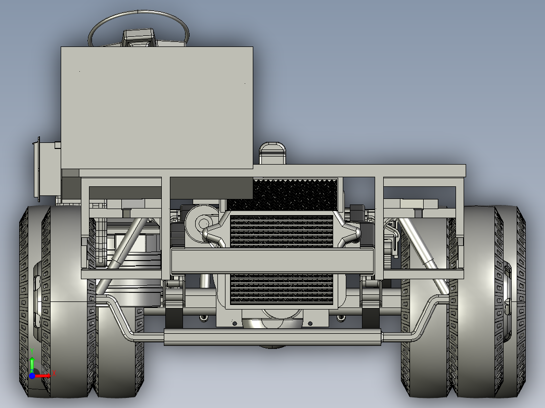 4号图--底盘三菱扶桑 FE 84G BC STP前视图