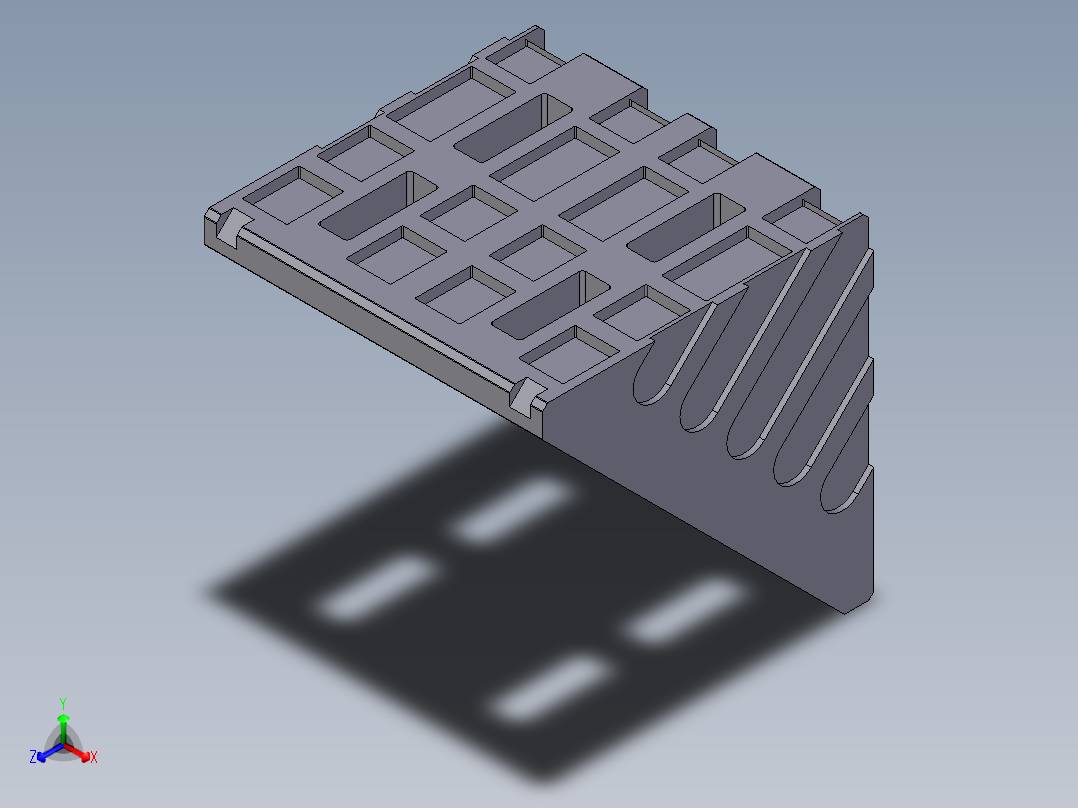 型材-BR 100X100 ANGLE BRACKET 3842530460正等轴测图